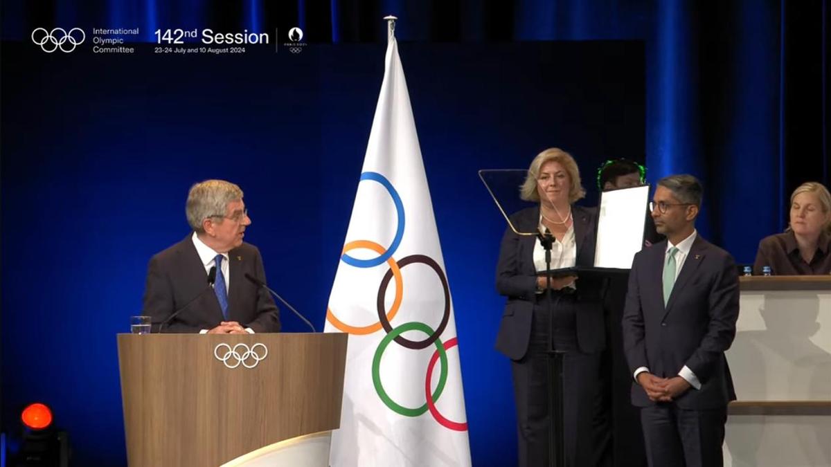 Paris 2024 Olympics Abhinav Bindra Honoured with Olympic Order at IOC